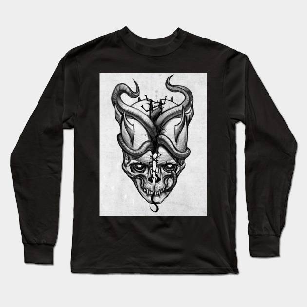 skull opener Long Sleeve T-Shirt by JESH